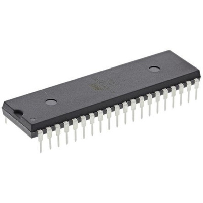 Microchip AT89C55WD-24PU, 8bit 8051 Microcontroller, AT89, 24MHz, 20 kB Flash, 40-Pin PDIP