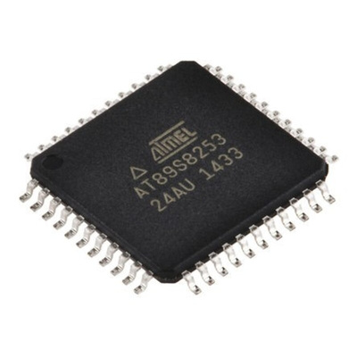 Microchip AT89S8253-24AU, 8bit 8051 Microcontroller, AT89, 24MHz, 12 kB Flash, 44-Pin TQFP