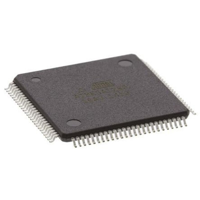 Microchip ATMEGA1280-16AU, 8bit AVR Microcontroller, ATmega, 16MHz, 128 kB Flash, 100-Pin TQFP