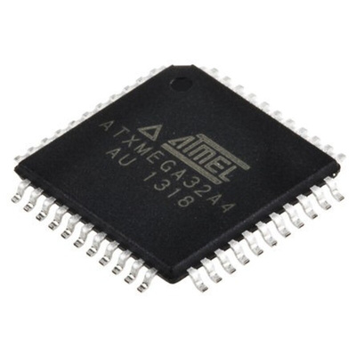 Microchip ATXMEGA32A4-AU, 8bit AVR Microcontroller, AVR XMEGA A4, 32MHz, 32 + 4 kB Flash, 44-Pin TQFP