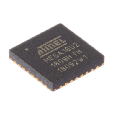 Microchip ATMEGA16U2-MU, 8bit AVR Microcontroller, ATmega, 16MHz, 16 kB Flash, 32-Pin QFN
