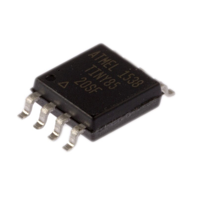 Microchip ATTINY85-20SF, 8bit AVR Microcontroller, ATtiny85, 20MHz, 8 kB Flash, 8-Pin SOIC