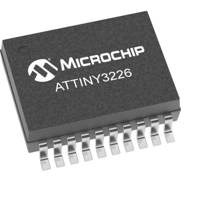 Microchip ATTINY3226-SU AVR CPU Microcontroller, AVR, 20MHz, 32 kB Flash, 20-Pin SOIC