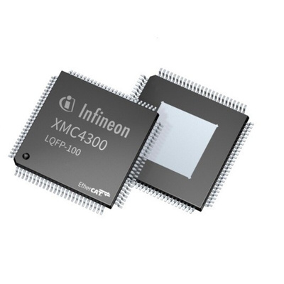 Infineon XMC4300F100K256AAXQMA1 32-bit ARM Cortex M4 Microcontroller, XMC4300, 100-Pin LFBGA