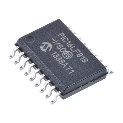 Microchip PIC16LF818-I/SO, 8bit PIC Microcontroller, PIC16F, 20MHz, 1.792 kB, 128 B Flash, 18-Pin SOIC