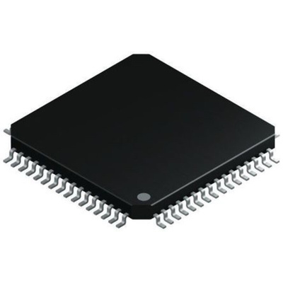 Microchip DSPIC33FJ128MC506A-I/PT, 16bit dsPIC Microcontroller, dsPIC33F, 40MIPS, 128 kB Flash, 64-Pin TQFP