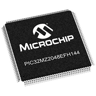 Microchip PIC32MZ2048EFH144-I/PL, 32bit PIC Microcontroller, PIC32MZ, 200MHz, 2.048 MB Flash, 144-Pin LQFP
