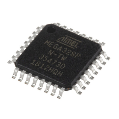 Microchip ATMEGA328P-AN, 8bit AVR Microcontroller, ATmega, 20MHz, 32 kB Flash, 32-Pin TQFP