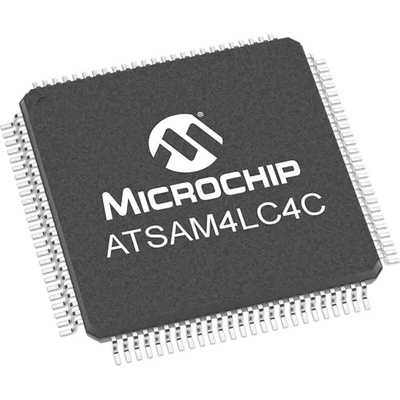 Microchip ATSAM4LC4CA-AU, 32bit ARM Cortex M4 Microcontroller, SAM4L, 48MHz, 256 kB Flash, 100-Pin TQFP
