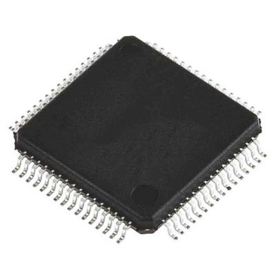 STMicroelectronics STM32F051R8T7TR, 32bit ARM Cortex M0 Microcontroller, STM32F0, 48MHz, 64 kB Flash, 64-Pin LQFP