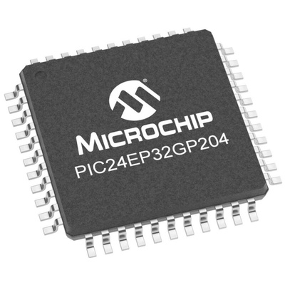 Microchip PIC24EP32GP204-I/PT PIC Microcontroller, PIC24, 44-Pin TQFP