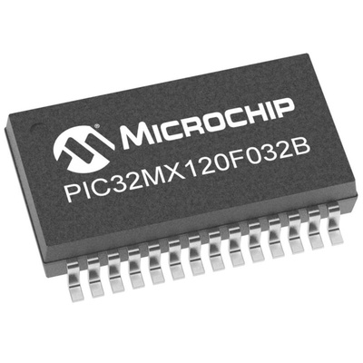 Microchip PIC32MX120F032B-I/SO PIC Microcontroller, PIC32MX, 28-Pin SOIC