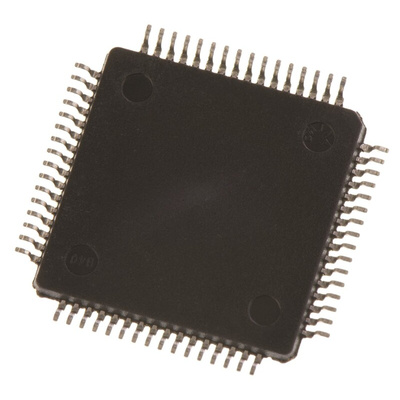 Microchip dsPIC33FJ64MC506A-I/PT, 16bit dsPIC Microcontroller, dsPIC33F, 40MIPS, 64 kB Flash, 64-Pin TQFP
