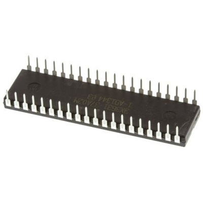 Microchip AT89S52-24PU, 8bit 8051 Microcontroller, AT89, 24MHz, 8 kB Flash, 40-Pin PDIP