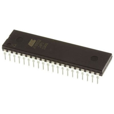 Microchip AT89S52-24PU, 8bit 8051 Microcontroller, AT89, 24MHz, 8 kB Flash, 40-Pin PDIP