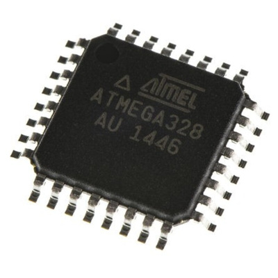 Microchip ATMEGA328-AU, 8bit AVR Microcontroller, ATmega, 20MHz, 32 kB Flash, 32-Pin TQFP