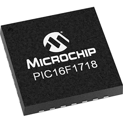 Microchip PIC16F1718-I/MV, 8bit PIC Microcontroller, PIC16F, 32MHz, 28 kB Flash, 40-Pin UQFN