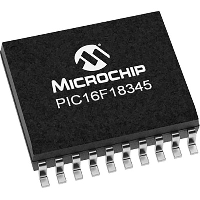 Microchip PIC16F18345-I/SO, 8bit PIC Microcontroller, PIC16F, 32MHz, 14 kB Flash, 20-Pin SOIC