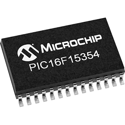 Microchip PIC16F15354-I/SO, 8bit PIC Microcontroller, PIC16F, 32MHz, 7 kB Flash, 28-Pin SOIC