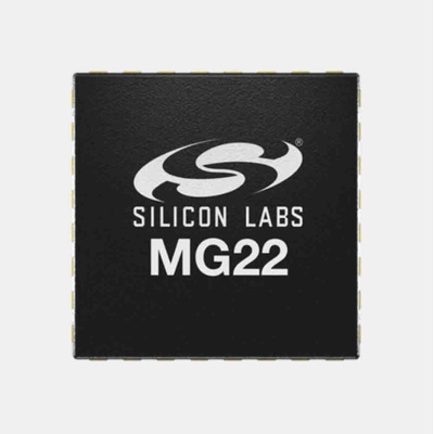 Silicon Labs EFR32MG22C224F512IM40-C Wireless MCU, 40-Pin QFN