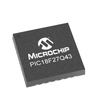 Microchip PIC18F27Q43-I/SS, 8bit PIC Microcontroller, PIC18, 32MHz, 128 kB Flash, 28-Pin SSOP