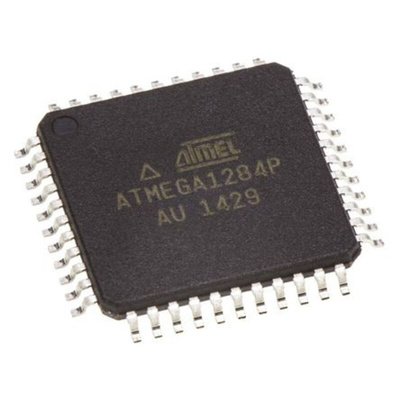 Microchip ATMEGA1284P-AU, 8bit AVR Microcontroller, ATmega, 20MHz, 128 kB Flash, 44-Pin TQFP
