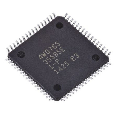 Microchip ATMEGA2561V-8AU, 8bit AVR Microcontroller, ATmega, 8MHz, 256 kB Flash, 64-Pin TQFP