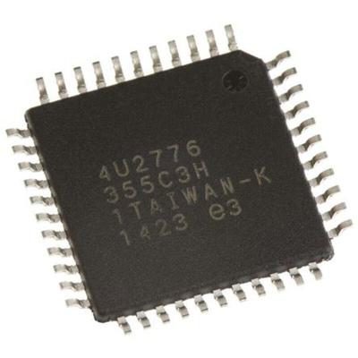 Microchip ATMEGA324P-20AU, 8bit AVR Microcontroller, ATmega, 20MHz, 32 kB Flash, 44-Pin TQFP
