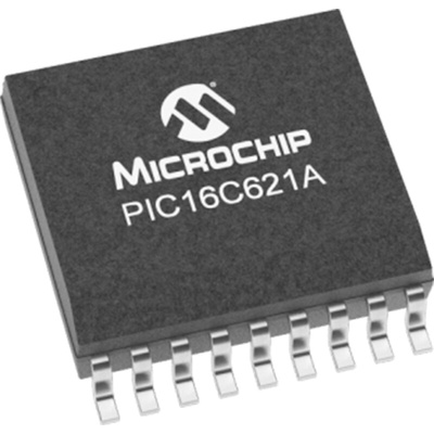 Microchip PIC16C621A-04I/P, 8bit PIC Microcontroller, PIC16C, 40MHz, 1 kwords Flash, 18-Pin PDIP