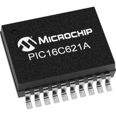 Microchip PIC16C621A-04I/P, 8bit PIC Microcontroller, PIC16C, 40MHz, 1 kwords Flash, 18-Pin PDIP