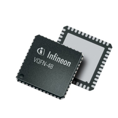 Infineon TLE9844QXXUMA1, 32bit ARM Cortex M0 Microcontroller, TLE984x, 25MHz, 64 kB Flash, 48-Pin VQFN