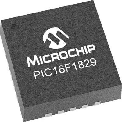 Microchip PIC16F1829-I/GZ 8 bit MCU Microcontroller MCU, PIC16, 10-Pin UQFN