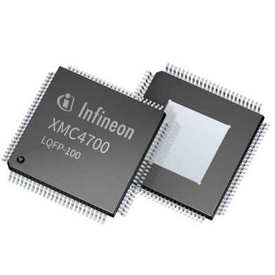 Infineon XMC4700F100K1536AAXQMA1, 32bit ARM Cortex M4 Microcontroller, XMC4700, 144MHz, 1.536 MB Flash, 100-Pin LFBGA