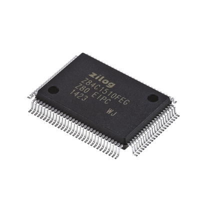 Z84C1510FEG, Peripheral Controller IPC Intelligent Peripheral Controller 100-Pin PQFP
