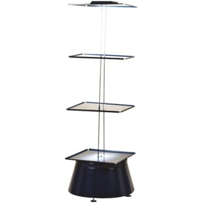 Raaco Empty Cabinet Turntable, Steel, 1600mm x 680mm x 680mm, Blue