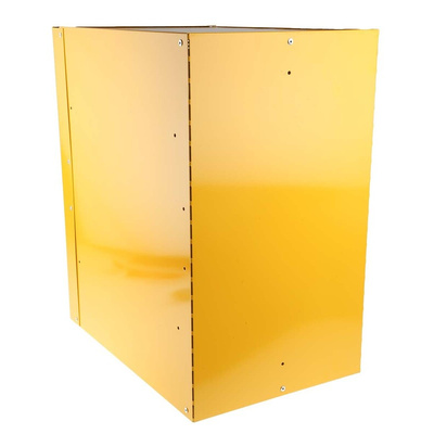 RS PRO 1 Door Steel Yellow Locker, 480 mm x 300 mm x 450mm