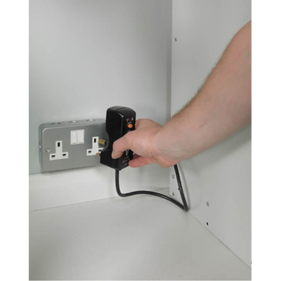 RS PRO 8 Door Vented Mild Steel Blue Locker, 1800 mm x 300 mm x 450mm
