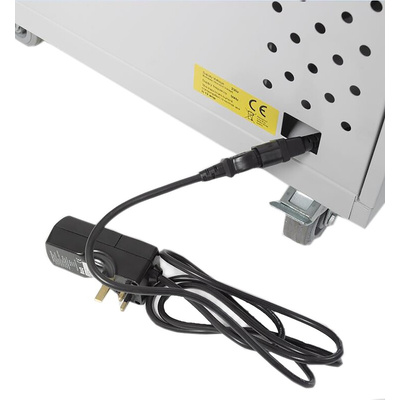 RS PRO 10 Door Vented Mild Steel Grey Laptop Charging Locker, 1800 mm x 450 mm x 450mm