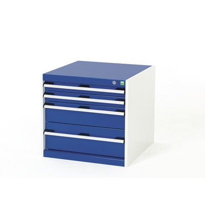 Bott Drawer Unit, 600mm x 650mm x 650mm, Blue, Grey