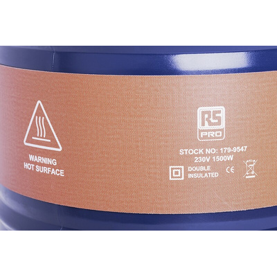 RS PRO Silicone Side Drum Heater, 180 x 1665mm, 200l