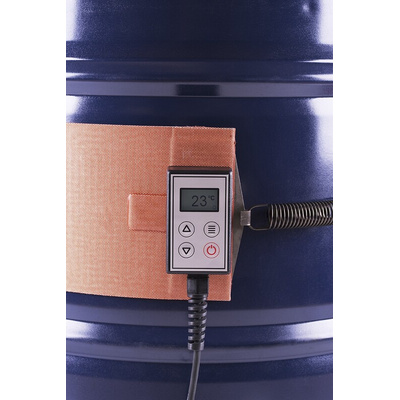 RS PRO Silicone Side Drum Heater, 180 x 1665mm, 200l