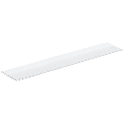 Raaco Drawer Labels, 18mm x 87mm x 1mm, White