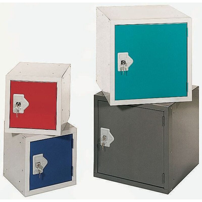 RS PRO 1 Door Red Locker, 457 mm x 457 mm x 457mm