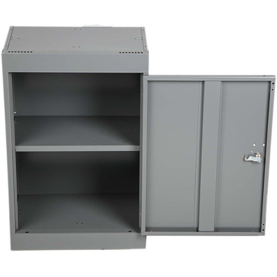 RS PRO 1 Door Steel Grey Tool Locker, 684 mm x 450 mm x 300mm