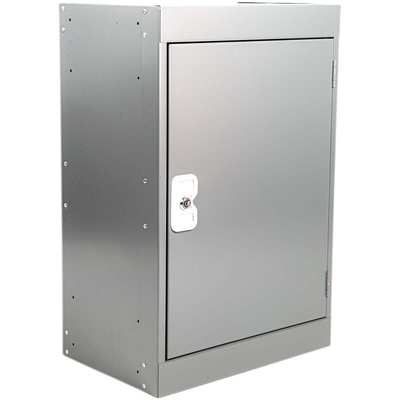 RS PRO 1 Door Steel Grey Tool Locker, 684 mm x 450 mm x 300mm