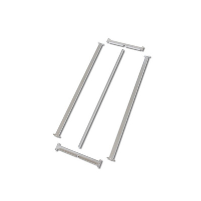 Manorga Galvanised 1 Shelf Galvanised Steel Quickshelf Extension Bay x 1500mm, 388mm, 71kg Load