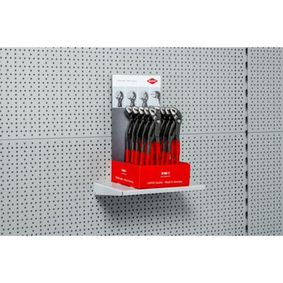 Knipex Silver 1 Shelf Steel Quickshelf Shelving System, 200mm x 300mm, 40mm