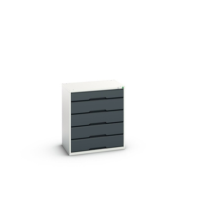 Bott 5 Cabinet, Steel, 900mm x 800mm x 550mm, Blue, Light Grey