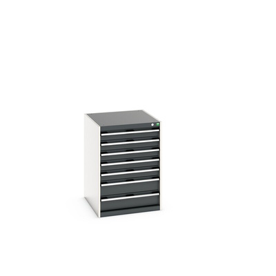 Bott 7 Cabinet, Steel, 900mm x 650mm x 750mm, Blue, Light Grey
