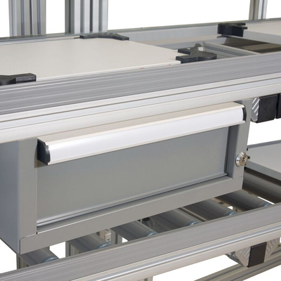 Bosch Rexroth 1 Drawer, Steel, 149mm x 401mm x 120mm, Grey